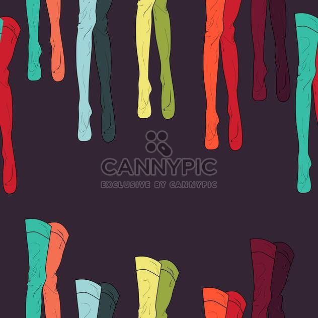 vector illustration with colorful tights on dark background - Kostenloses vector #126117