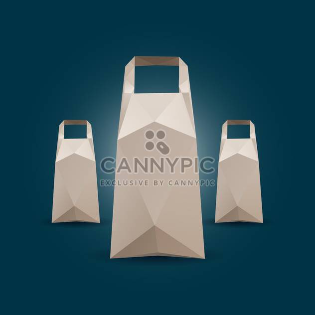 Three Vector shopping bags on dark background - Free vector #127427