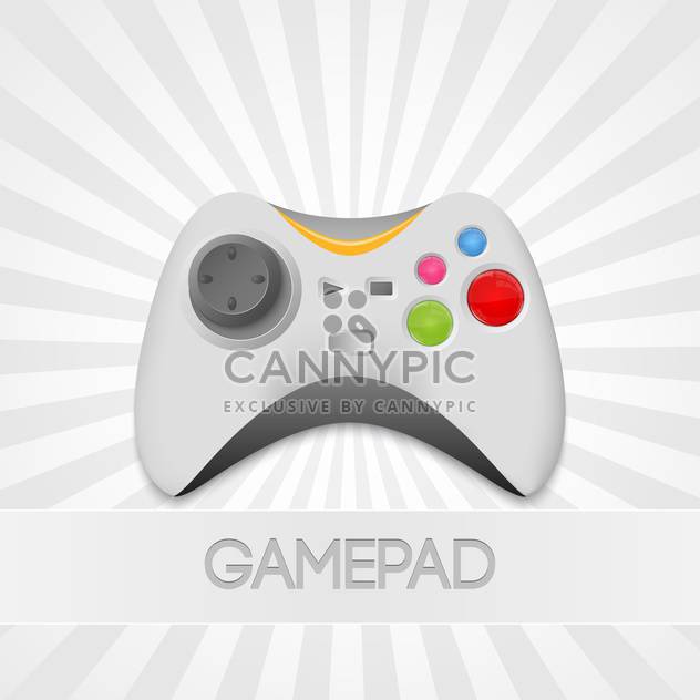 vector game-pad controller Illustration - Free vector #129097