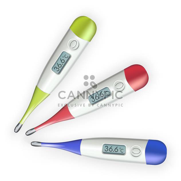 medical thermometers vector illustration - vector gratuit #129147 