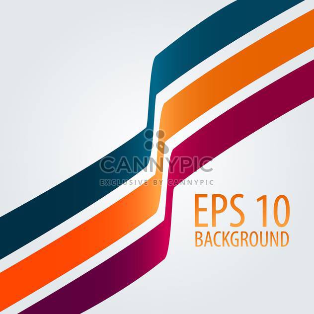 Abstract vector background with colorful stripes - Free vector #129477