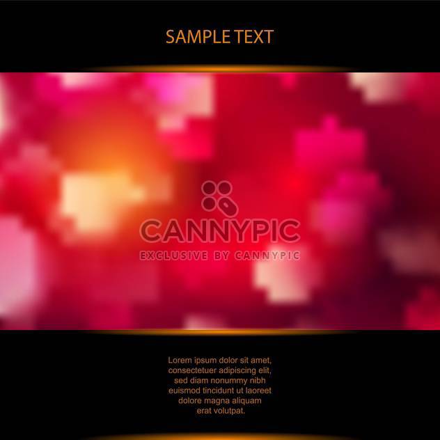 vector abstract blurred red background - Free vector #129757