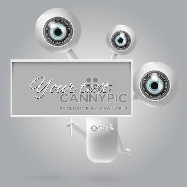 vector web camera set with place for text - Free vector #130337