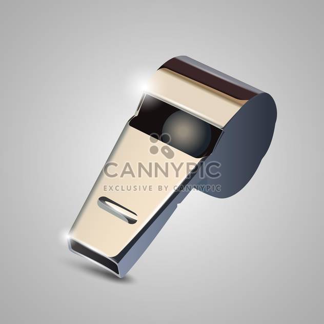 metal whistle vector illustration - Free vector #132807