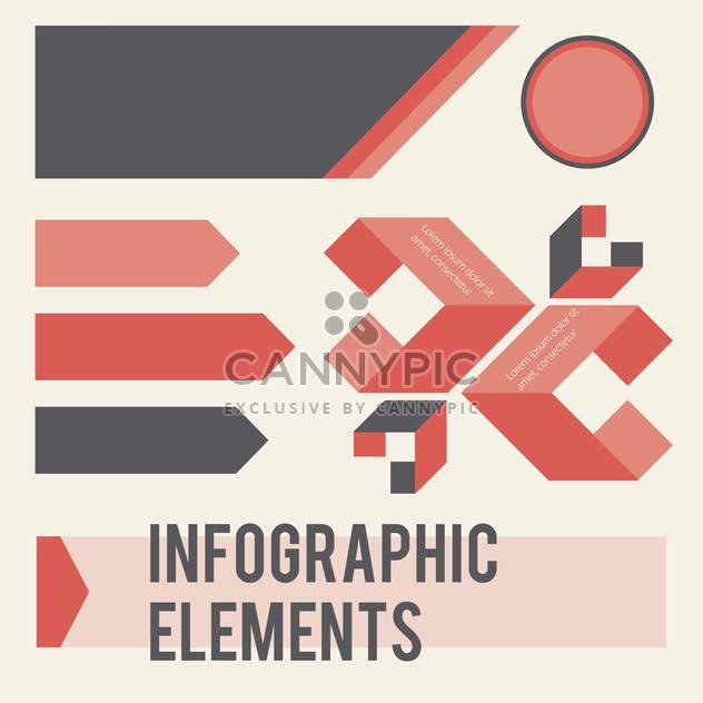 infographic elements vector illustration - vector gratuit #133007 