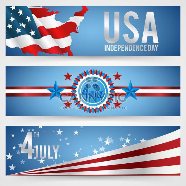 american independence day background - vector gratuit #133937 