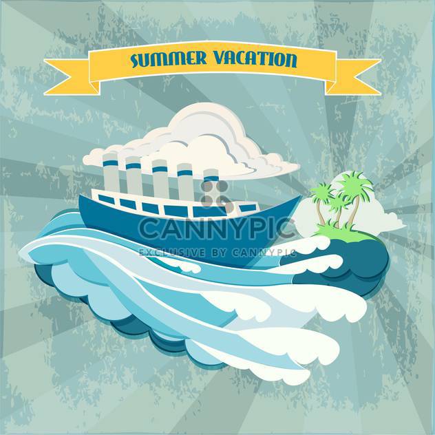 summer vacation holiday background - Free vector #134407