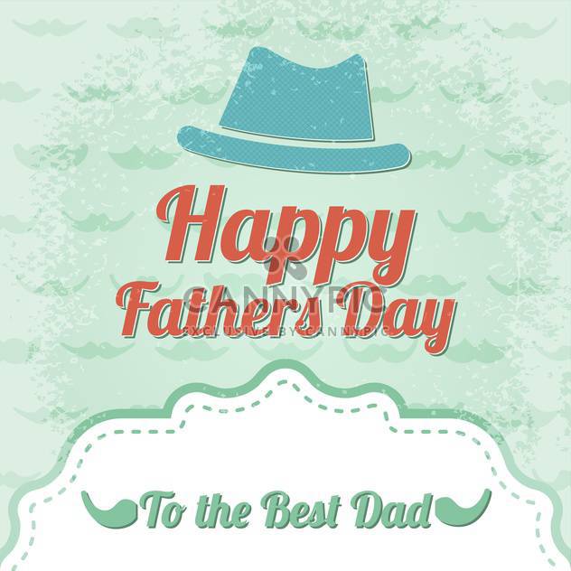 happy father's day label - vector #134497 gratis