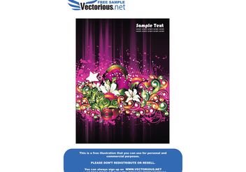 Free vector floral grungy illustration - бесплатный vector #139517