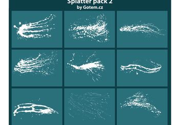 Splatter pack 2 - vector #139547 gratis