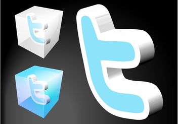 Twitter Icons - vector gratuit #140217 