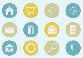 Free Vector Office Icon Set - Free vector #140787