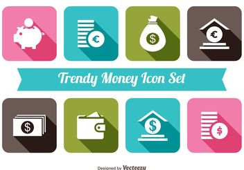 Trendy Monet Icon Set - vector gratuit #141097 