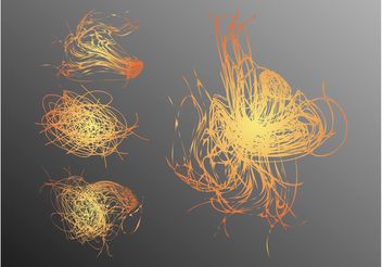 Scribbled Lines - Free vector #142867