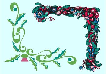 Floral Frame Corners - Kostenloses vector #143287