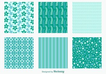 Spring Floral Patterns - Free vector #143567