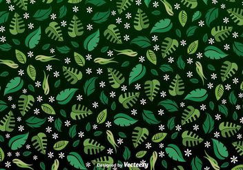 Spring leaves seamless pattern - Free vector #143607