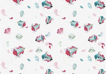 Vector Floral Pattern - Free vector #143987