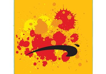 Grunge Paint Splatters - Free vector #144497