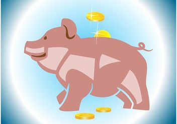 Piggy Bank - vector gratuit #144787 