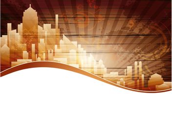 City Background Vector - Free vector #145327