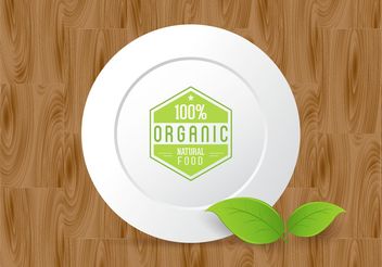Free Organic Food Vector Design - Free vector #145497