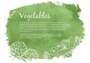 Free Drawn Vegetables Vector Illustration - бесплатный vector #146847