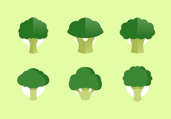 Broccoli Vector Illustrations Free Download - бесплатный vector #147037
