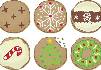 Christmas Cookies - Free vector #147437
