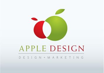 Apple Logo Design - vector gratuit #147547 