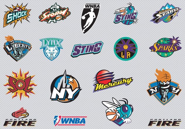 NBA Team Logos 2. - vector #148527 gratis