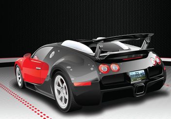 Bugatti Veyron Vector - vector gratuit #148887 