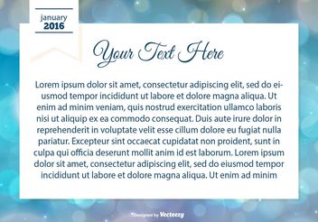 Beautiful Text Background Template - Free vector #149367