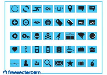 Icons Set Graphics - Free vector #150997