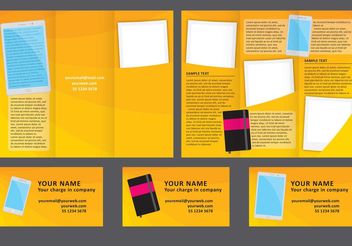 Design Fold Brochure - vector #151927 gratis