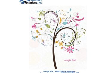 Free tree vector illustration - бесплатный vector #153177