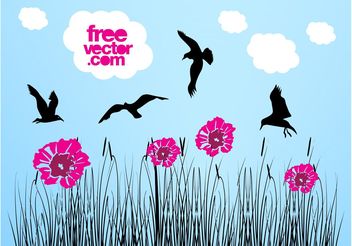 Vector Nature Graphics - Free vector #153217