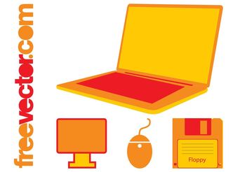 Office Tech Icons - Free vector #153587