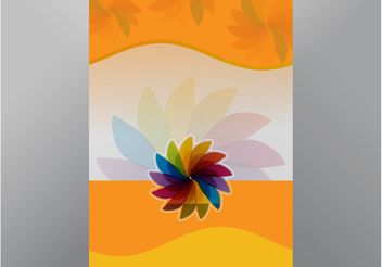 Floral Poster - vector gratuit #155257 