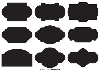 Vector Label Shapes - Free vector #155357