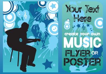 Music Concert Vector Template - Free vector #155427