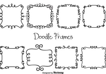 Vector Doodle Frames - Kostenloses vector #156737