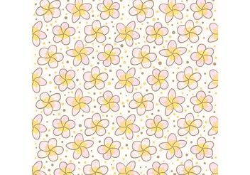 Free Polynesian Flower Vecotr Pattern - vector gratuit #156807 