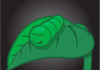 Happy Caterpillar - Kostenloses vector #157497