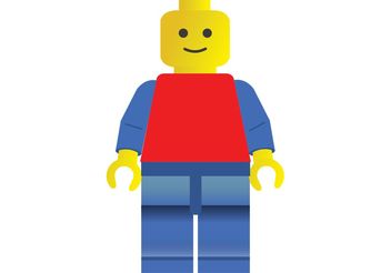 Free SVG Lego Vector Man - vector gratuit #158367 