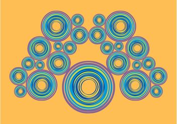 Colorful Circles Layout - Kostenloses vector #158887