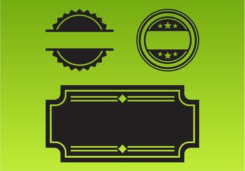 Label Templates - Free vector #158917