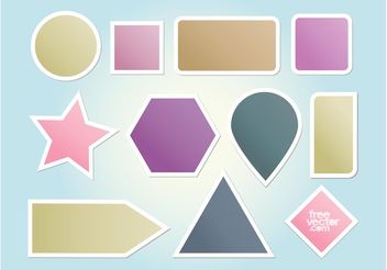 Vector Shapes - Free vector #159087