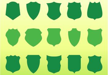 Shields Silhouettes Graphics - Free vector #160247
