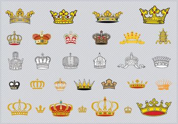 Crowns - vector #160477 gratis